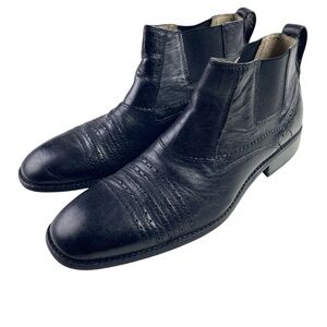 Stacy Adams Men's Escapade Ankle Boot, Black, Size 9